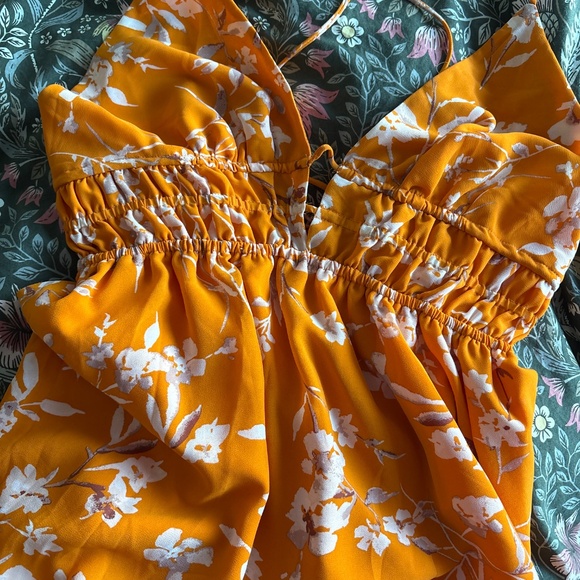 Orange Maxi Dress - Picture 2 of 4